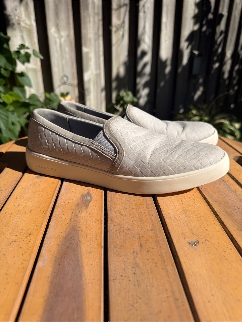 Cole Haan Grand ØS Slip‑On Sneakers – Women’s 8.5B – Light Blue
